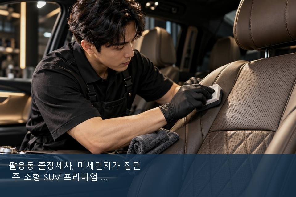 팔용동 출장세차, 미세먼지가 짙던 주 소형 SUV 프리미엄 · 방문 전에 확인한 것
